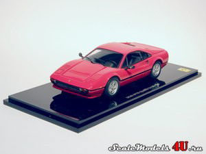 Scale model of Ferrari 308 Quattro Valvole (Red) produced by Kyosho.