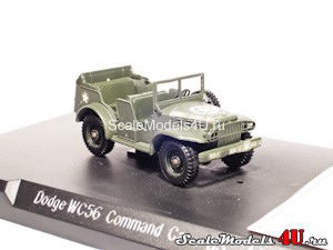 Масштабная модель автомобиля Dodge WC56 Command Car US Army 44/94 фирмы Solido.
