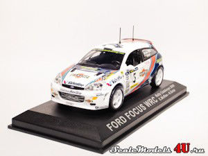 Масштабная модель автомобиля Ford Focus WRC Rally Catalunya (C.McRae - N.Grist 2000) фирмы Altaya (Ixo).