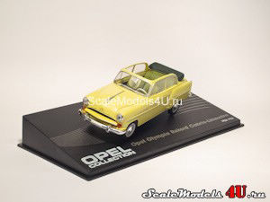 Масштабная модель автомобиля Opel Olympia Rekord Cabrio-Limousine (1954-1956) фирмы Fabbri (Ixo).