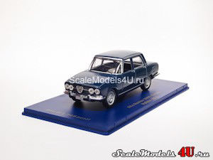 Scale model of Alfa Romeo 2000 Berlina Polizia (1971) produced by M4 1:43. Limited edition 1:43.