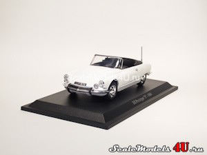 Масштабная модель автомобиля Citroen DS Prototype "S" Cabriolet (1964) фирмы Universal Hobbies.