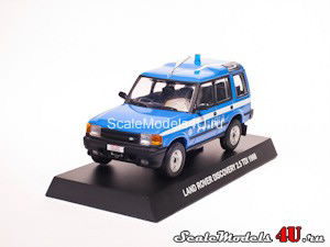Масштабная модель автомобиля Land Rover Discovery 2.5TDi Polizia (1998) фирмы DeAgostini.