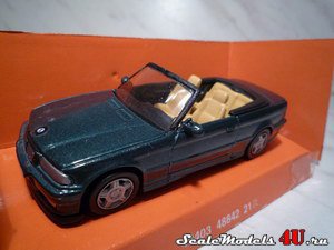 Масштабная модель автомобиля BMW M3 cabriolet (1995) фирмы NewRay 1:43.