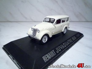 Масштабная модель автомобиля Renault Juvaquatre break (1949) фирмы Universal Hobbies.