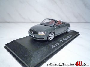 Масштабная модель автомобиля Audi TT Roadster фирмы Minichamps.