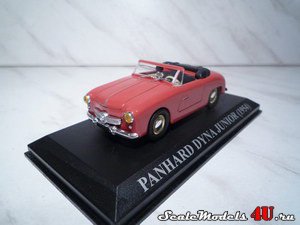 Масштабная модель автомобиля Panhard Dyna Junior (1954) фирмы Atlas.