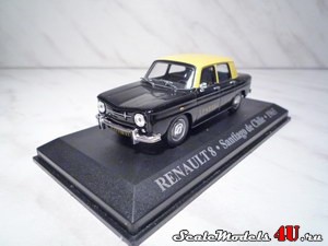Масштабная модель автомобиля Renault 8 Santiago de Chile 1965 фирмы DeAgostini 1:43. Серия "Такси мира".