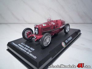 Масштабная модель автомобиля Alfa Romeo P2 (1924) G.P. d'Italia 1925 фирмы Altaya (Ixo).