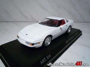 Scale model of Chevrolet Corvette C4 (1984) produced by Detail Cars.