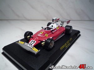 Масштабная модель автомобиля Ferrari 312T Niki Lauda (1975) фирмы Fabbri (Ixo).