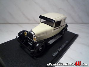 Масштабная модель автомобиля Citroen B14G Cabriolet (1928) фирмы Universal Hobbies.