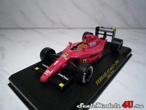 Масштабная модель автомобиля Ferrari F1 641/2 Alain Prost (1990) фирмы Fabbri (Ixo).