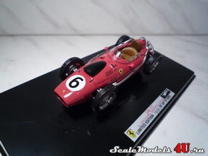 Масштабная модель автомобиля Ferrari 246 Dino F1 №6 M.Hawthorn (Morocco GP 1958) фирмы Hot Wheels (Mattel).