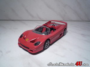 Масштабная модель автомобиля Ferrari F50 (open) Red фирмы Bburago.