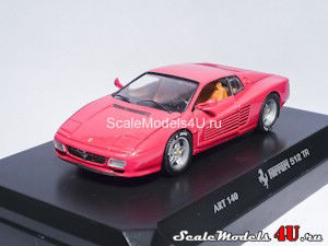 Масштабная модель автомобиля Ferrari 512TR фирмы Detail Cars.