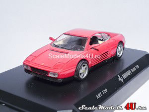 Scale model of Ferrari 348TB produced by Detail Cars.