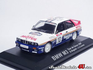 Масштабная модель автомобиля BMW M3 Tour de Corse #10 (B.Beguin - J.J.Lenne 1987) фирмы Atlas 1:43.