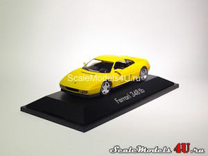Scale model of Ferrari 348 tb Yellow produced by Herpa.