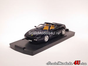 Scale model of Ferrari 348 ts Stradale Black produced by Bang.