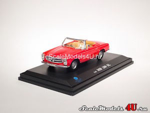 Масштабная модель автомобиля Mercedes-Benz 280SL Roadster Red (1968) фирмы Hongwell/Cararama.
