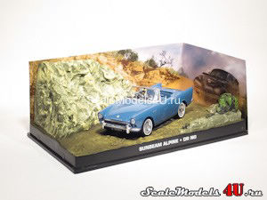 Масштабная модель автомобиля Sunbeam Alpine (Доктор Ноу) фирмы Universal Hobbies.