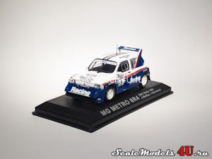 Масштабная модель автомобиля MG Metro 6R4 (RAC Rally 1986) фирмы Altaya (Ixo).