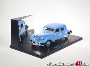 Scale model of Citroen Traction 15 six Berline Belge (1949) produced by Norev.