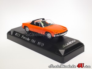 Масштабная модель автомобиля Porsche 914 Orange (1970) фирмы Solido.