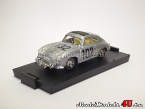 Scale model of Porsche 356 Coupe Targa Florio #102 (1952) produced by Brumm.