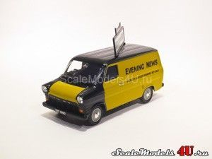 Scale model of Ford Transit MkI Van - Evening News (1965) produced by Vanguards.