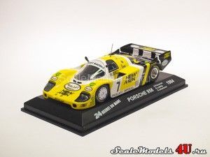 Масштабная модель автомобиля Porsche 956 24 Heures du Mans #7 (Pescarolo-Ludwig-Johanson 1984) фирмы Altaya (Ixo).