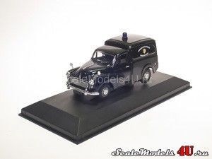 Scale model of Morris Minor Van - Cardiff City Police Dog Section produced by Vanguards.