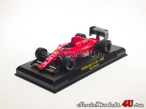 Масштабная модель автомобиля Ferrari F1-89 Nigel Mansell (1989) фирмы Fabbri (Ixo).