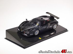 Scale model of Ferrari Enzo Test Version Monza Black (2003) produced by Hot Wheels (Mattel).