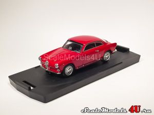 Scale model of Alfa Romeo Giulietta Sprint 1 Serie Red (1954) produced by Bang.
