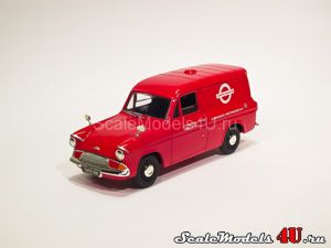 Scale model of Ford Anglia Van - London Transport (1962) produced by Vanguards.