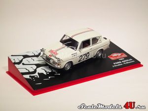 Масштабная модель автомобиля Ford Anglia Rally Monte-Carlo #279 (J.Vinatier - R.Masson 1963) фирмы Altaya (Ixo).