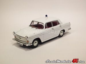 Scale model of Austin A60 Cambridge - Cardiff City Police (1967) produced by Vanguards.