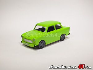 Scale model of Trabant 601S "Der Trabi" Green (1989) produced by Vitesse.