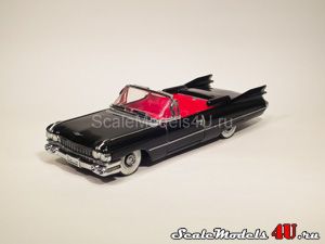 Scale model of Cadillac Coupe De Ville Open Black (1959) produced by Matchbox.