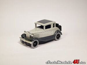 Scale model of Ford Model A Coupe - Grey (1930) produced by Lledo.