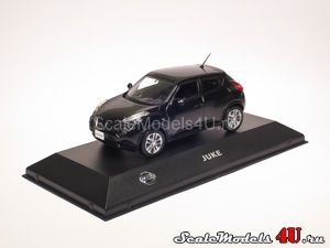 Scale model of Nissan Juke Black (2010) produced by J-Collection.