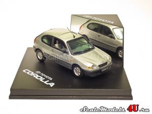 Scale model of Toyota Corolla E110 Hatchback Gray (1998) produced by Vitesse.