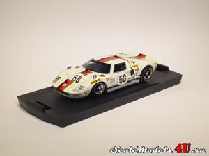 Scale model of Ford GT40 MkII Le Mans #68 Kelleners-Joest (1969) produced by Bang.